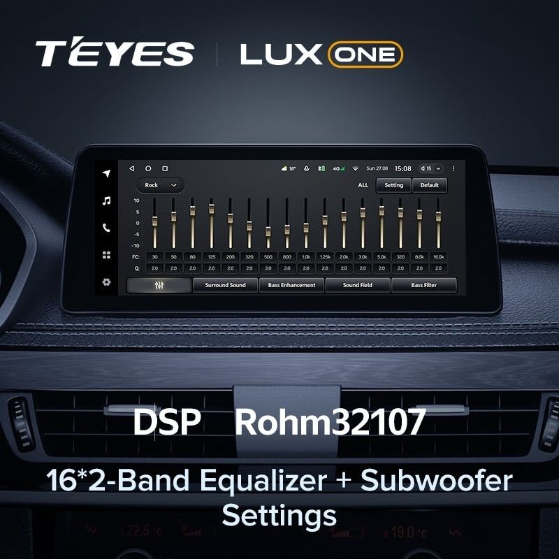 Штатная магнитола Teyes LUX ONE 6/128 BMW X6 F16 (NBT) (2013-2020)