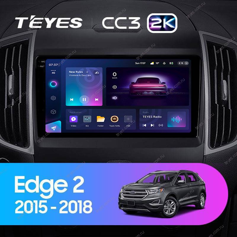 Штатная магнитола Teyes CC3 2K 4/64 Ford Edge 2 (2015-2018) F1