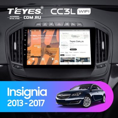 Штатная магнитола Teyes CC3L WiFi 2/32 Opel Insignia (2013-2017) Тип-A