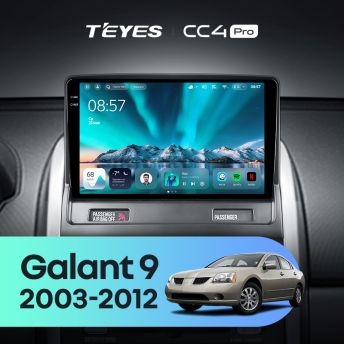 Штатная магнитола Teyes CC4 Pro 8/128 Mitsubishi Galant 9 (2003-2012)