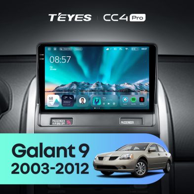 Штатная магнитола Teyes CC4 Pro 8/128 Mitsubishi Galant 9 (2003-2012)