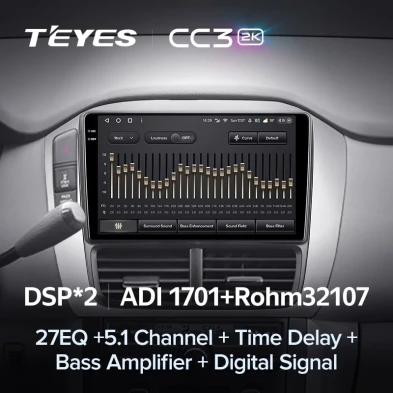 Штатная магнитола Teyes CC3 2K 360 6/128 Honda Pilot 1 (2005-2008)