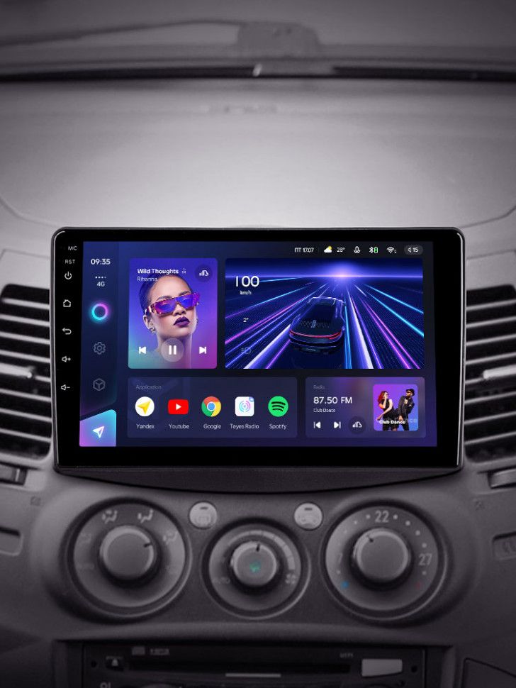 Штатная магнитола Teyes CC3 4/32 Mitsubishi Grandis 1 (2003-2010) F1