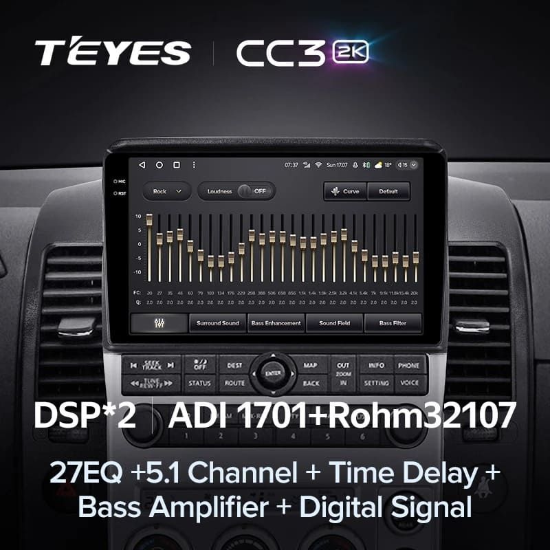 Штатная магнитола Teyes CC3 2K 6/128 Nissan Pathfinder R51 (2004-2009) F2