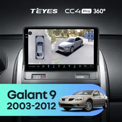 Штатная магнитола Teyes CC4 Pro 360 8/128 Mitsubishi Galant 9 (2003-2012)