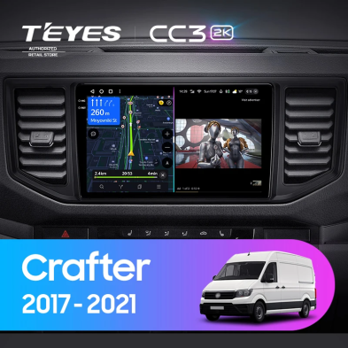 Штатная магнитола Teyes CC3 2K 360 6/128 Volkswagen Crafter (2017-2021)