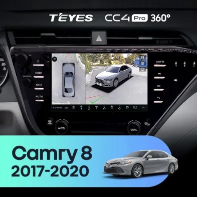 Штатная магнитола Teyes CC4 Pro 360 8/128 Toyota Camry 8 XV 70 (2017-2020) F2