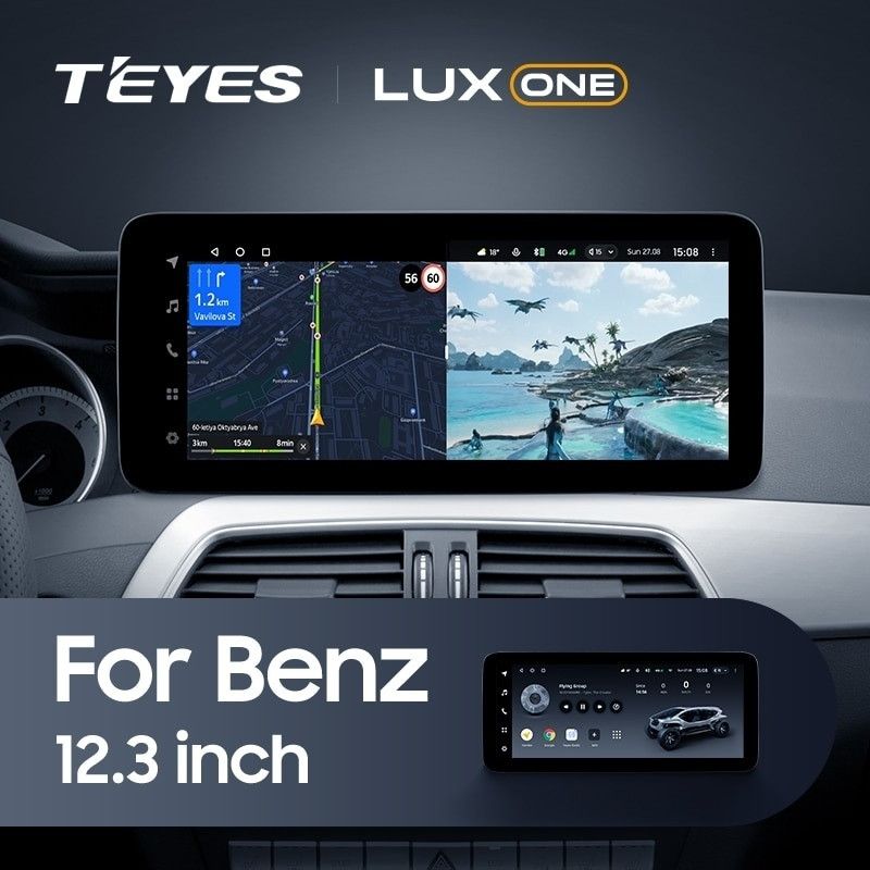 Штатная магнитола Teyes LUX ONE 6/128 Mercedes-Benz GLA-Class X156 (NTG 5.0) (2015-2020)