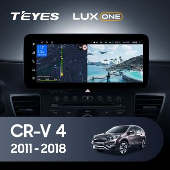 Штатная магнитола Teyes LUX ONE 4/32 Honda CR-V 4 RM RE (2011-2018) Тип-B