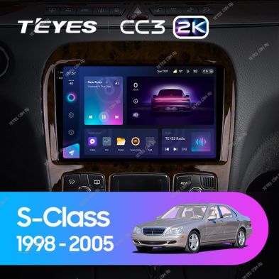 Штатная магнитола Teyes CC3 2K 4/32 Mercedes-Benz S-Class W220 VV220 (1998-2005)