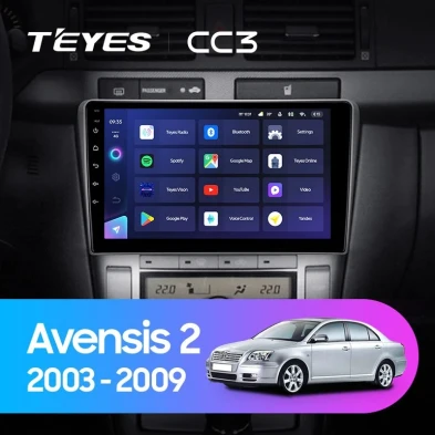 Штатная магнитола Teyes CC3 4/32 Toyota Avensis T250 (2003-2009)