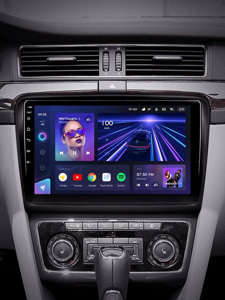 Штатная магнитола Teyes CC3 6/128 Skoda Superb 2 B6 (2008-2015)