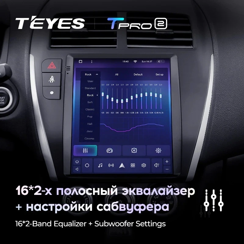 Штатная магнитола Tesla style Teyes TPRO 2 3/32 Mitsubishi ASX 1 (2010-2016) Тип-A