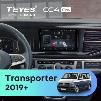 Штатная магнитола Teyes CC4 Pro 12/256 Volkswagen Transporter (T6) 2019+