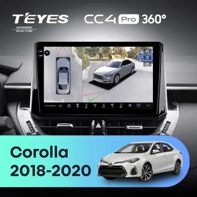 Штатная магнитола Teyes CC4 Pro 360 12/256 Toyota Corolla 12 (2018-2020) Тип-A