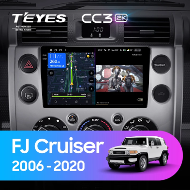 Штатная магнитола Teyes CC3 2K 6/128 Toyota FJ Cruiser J15 (2006-2020)