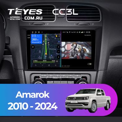 Штатная магнитола Teyes CC3L 4/32 Volkswagen Amarok (2010-2024)