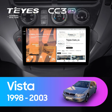 Штатная магнитола Teyes CC3 2K 6/128 Toyota Vista V50 (1998-2003)