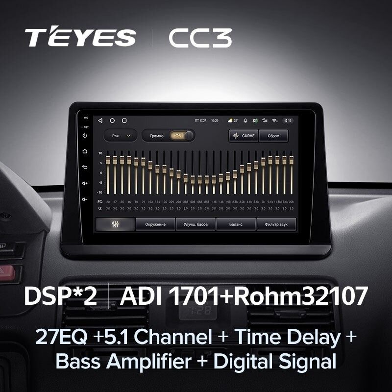 Штатная магнитола Teyes CC3 4/32 Mitsubishi Pajero 2 (1991-2004)