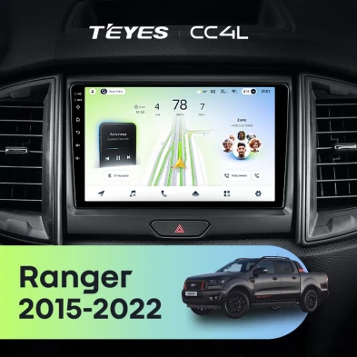 Штатная магнитола Teyes CC4L 6/64 Ford Ranger P703 (2015-2022) Тип-A