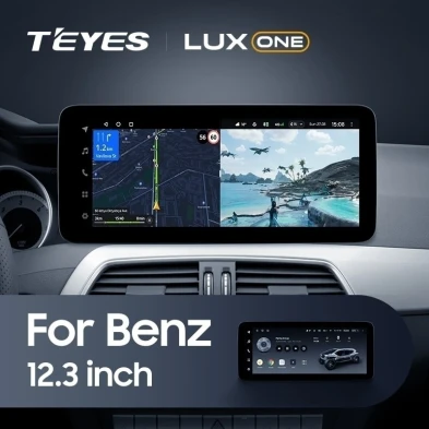 Штатная магнитола Teyes LUX ONE 6/128 Mercedes-Benz C-Class 4 A205 C205 S205 W205 (NTG 5.0) (2014-2023)