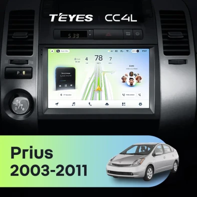 Штатная магнитола Teyes CC4L 6/64 Toyota Prius XW20 II (2003-2011) F2