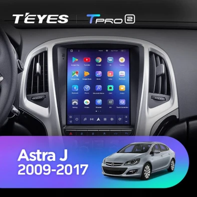 Штатная магнитола Tesla style Teyes TPRO 2 4/64 Opel Astra J (2009-2017) F1