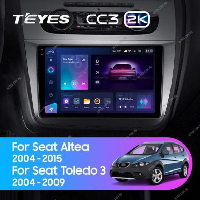 Штатная магнитола Teyes CC3 2K 4/32 Seat Toledo 3 (2004-2009)