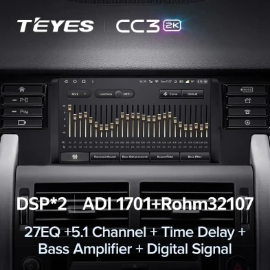 Штатная магнитола Teyes CC3 2K 6/128 Land Rover Discovery Sport (2014-2019)