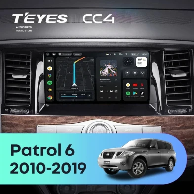 Штатная магнитола Teyes CC4 8/128 Nissan Patrol 6 Y62 (2010-2019)
