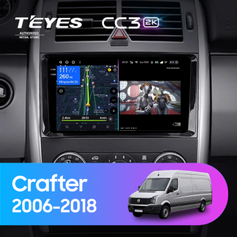 Штатная магнитола Teyes CC3 2K 4/64 Volkswagen Crafter W906 (2006-2018)