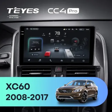 Штатная магнитола Teyes CC4 Pro 12/256 Volvo XC60 I 1 (2008-2017) Тип-A