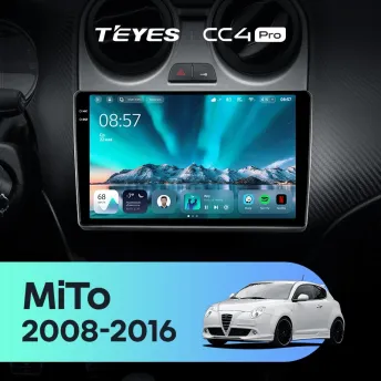 Штатная магнитола Teyes CC4 Pro 8/128 Alfa Romeo MiTo 955 (2008-2016)