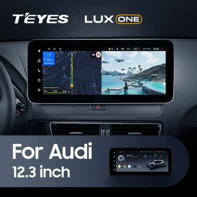 Штатная магнитола Teyes LUX ONE 6/128 Audi Q5 8R (2008-2017) Тип-A