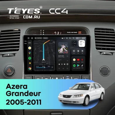 Штатная магнитола Teyes CC4 8/128 Hyundai Grandeur (2005-2011)