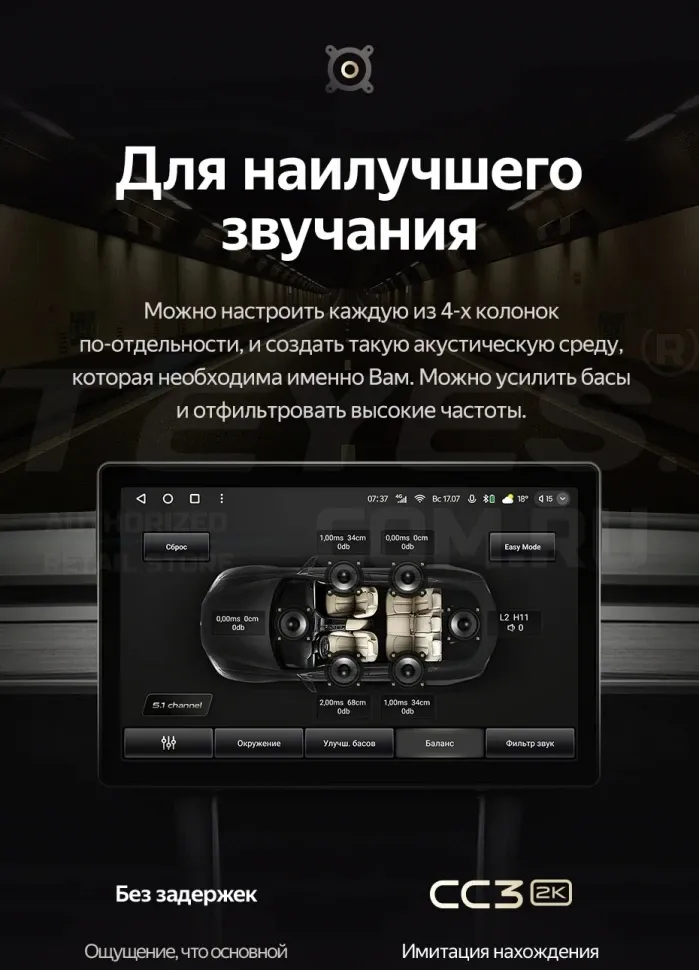 Штатная магнитола Teyes CC3 2K 6/128 Volkswagen Polo 6 (2020-2022) (13")