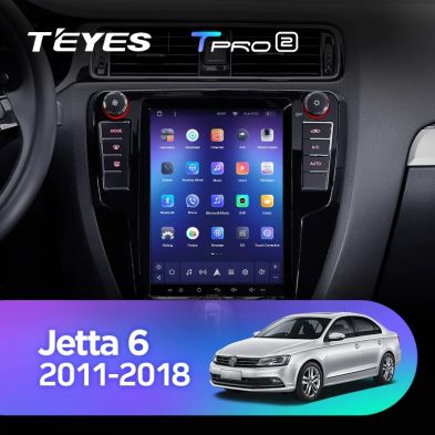 Штатная магнитола Tesla style Teyes TPRO 2 4/64 Volkswagen Jetta 6 (2011-2018) Тип-B