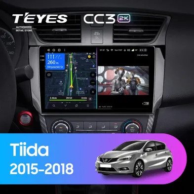 Штатная магнитола Teyes CC3 2K 4/32 Nissan Tiida C13 (2015-2018)