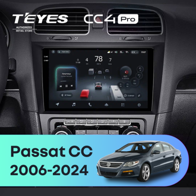 Штатная магнитола Teyes CC4 Pro 8/128 Volkswagen Passat CC (2006-2024)