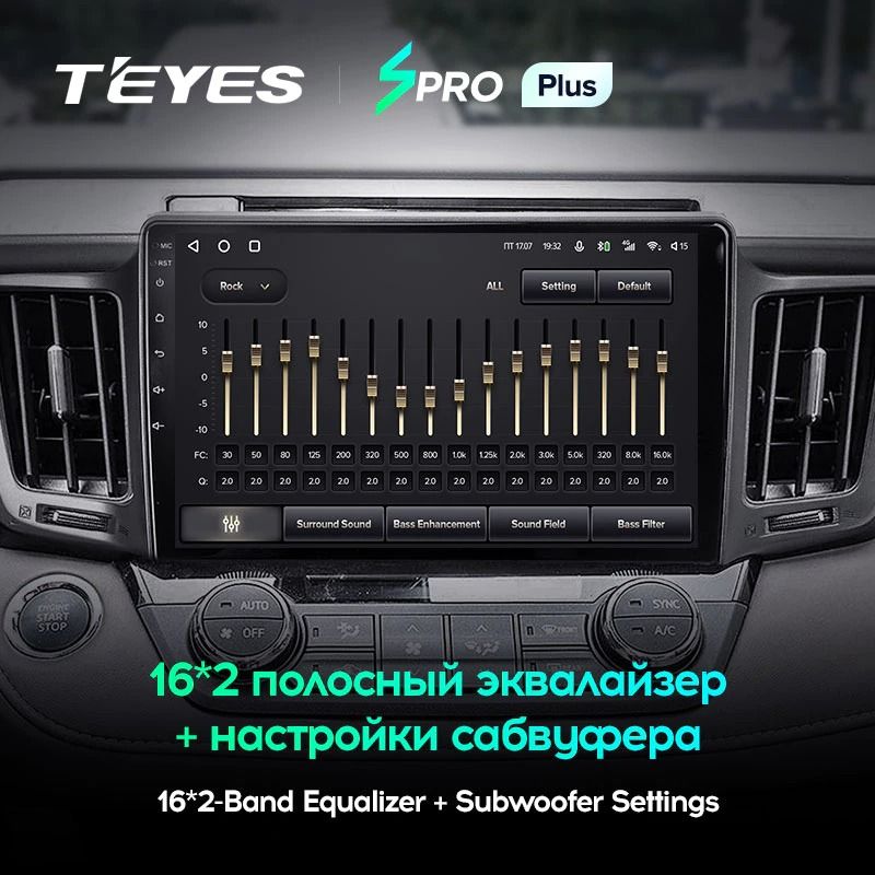 Штатная магнитола Teyes SPRO Plus 6/128 Toyota RAV4 (2012-2018)