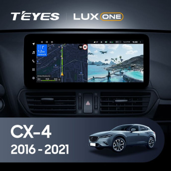 Штатная магнитола Teyes LUX ONE 4/64 Mazda CX-4 (2016-2021) Тип-A