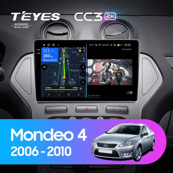 Штатная магнитола Teyes CC3 2K 4/64 Ford Mondeo 4 (2006-2010)