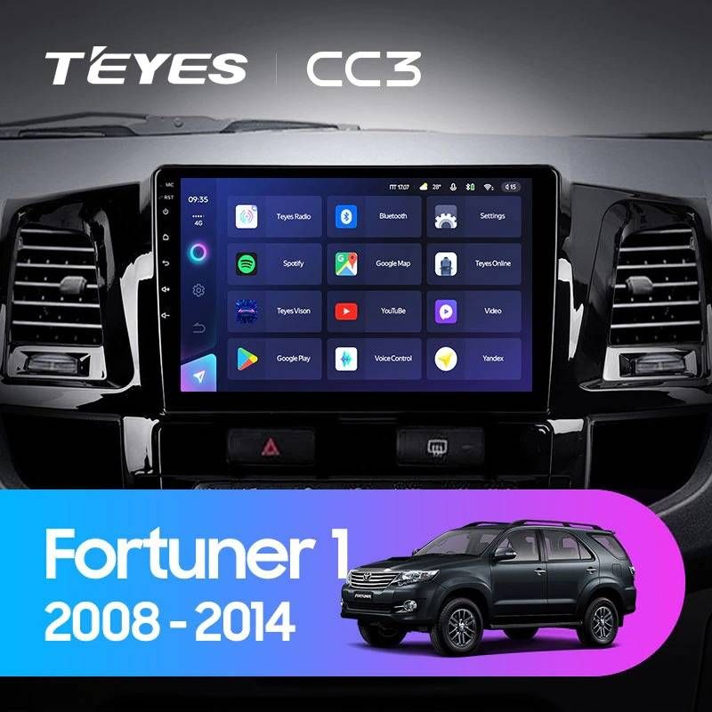 Штатная магнитола Teyes CC3 4/32 Toyota Fortuner (2008-2014) F1