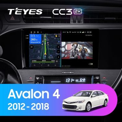 Штатная магнитола Teyes CC3 2K 6/128 Toyota Avalon IV XX40 (2012-2018)
