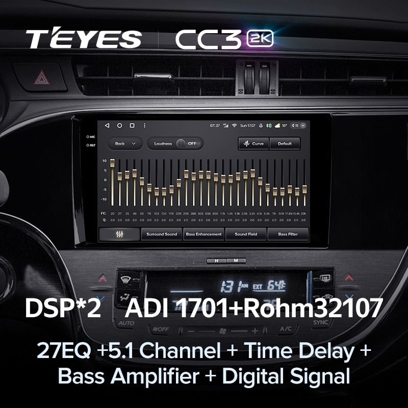 Штатная магнитола Teyes CC3 2K 6/128 Toyota Avalon IV XX40 (2012-2018)