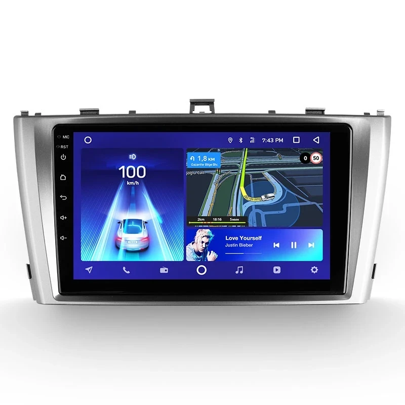 Переходная рамка Toyota Avensis 3 (2008-2015) F1 (9")