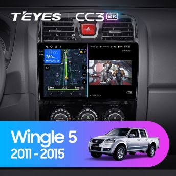 Штатная магнитола Teyes CC3 2K 6/128 Great Wall Wingle 5 (2011-2015)