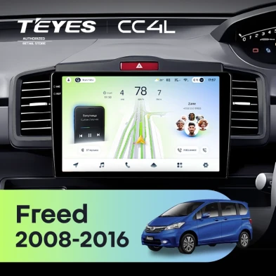 Штатная магнитола Teyes CC4L 6/64 Honda Freed 1 (2008-2016) F2 Правый руль