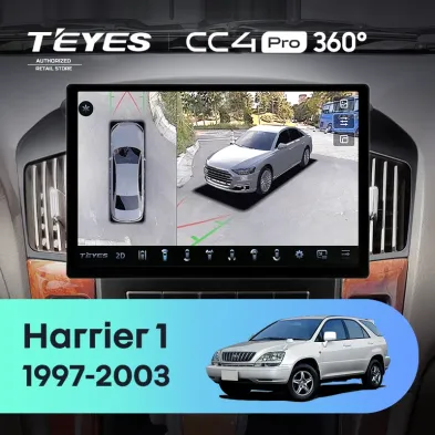 Штатная магнитола Teyes CC4 Pro 360 12/256 Toyota Harrier 1 (XU10) (1997-2003) F2 (13")