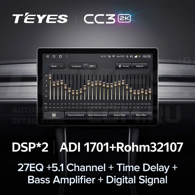 Штатная магнитола Teyes CC3 2K 4/64 Citroen C-Crosser 1 (2007-2013) Тип-A (11")